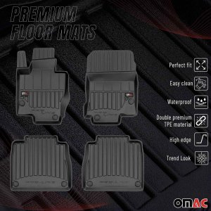 Mercedes GLS Floor Mat - Omac - Premium TPE - Black - '20-'25
